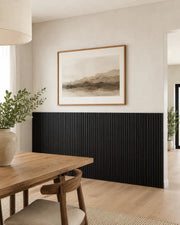 NORDAN Acoustic Slat Wood Wall Panels - Black