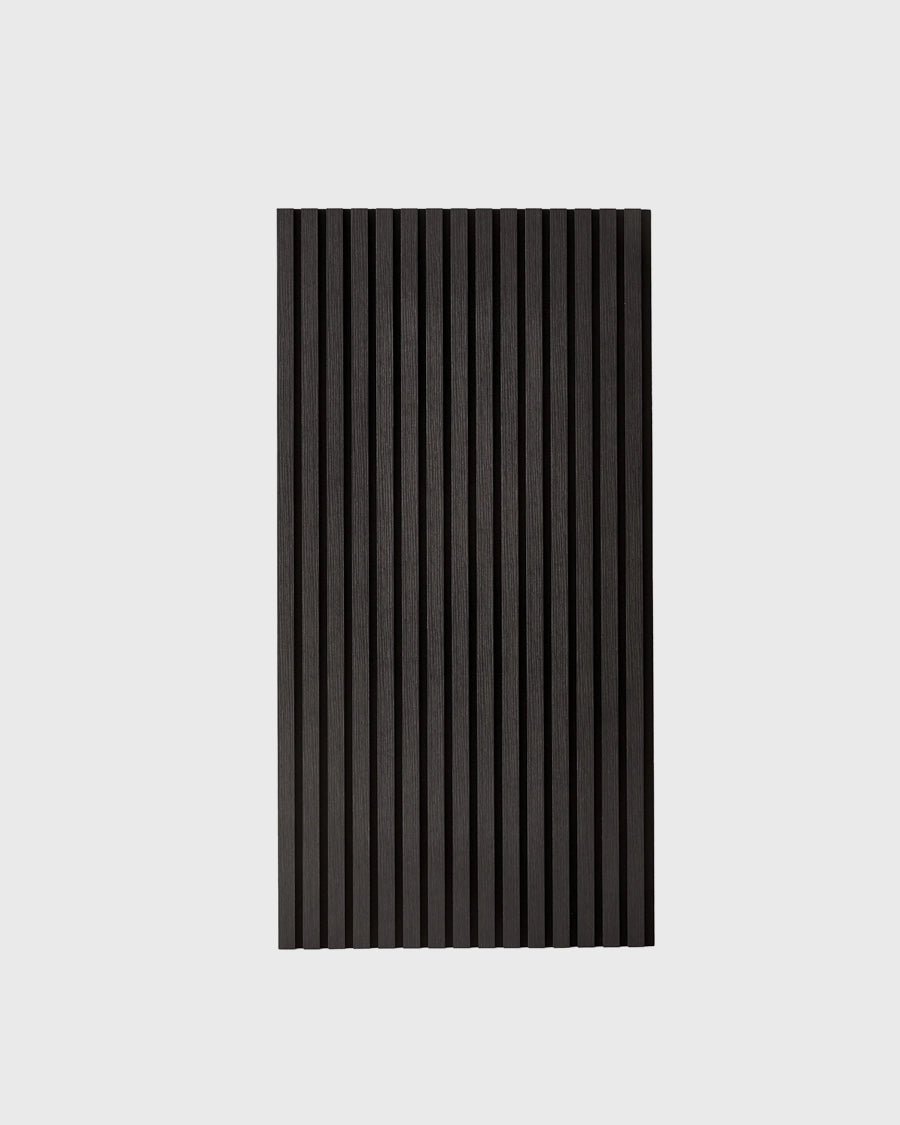 NORDAN Acoustic Slat Wood Wall Panels - Black