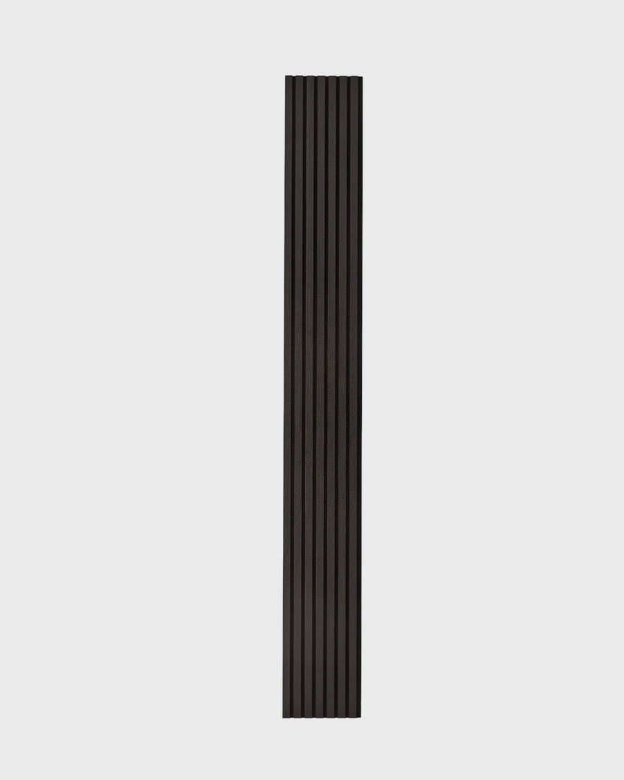 NORDAN Acoustic Slat Wood Wall Panels - Dark Walnut