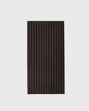 NORDAN Acoustic Slat Wood Wall Panels - Dark Walnut