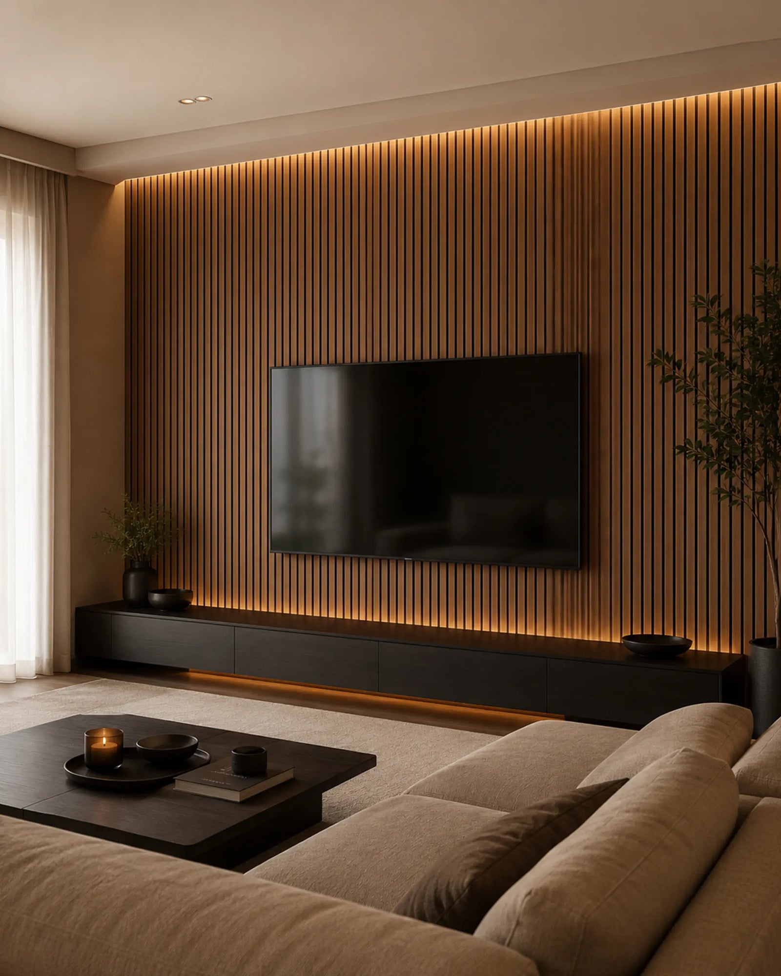 NORDAN Acoustic Slat Wood Wall Panels