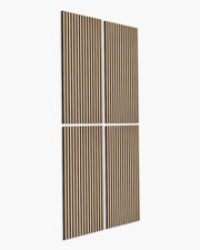 Acoustic Wood Slat Wall Panels – 3-Sided Wrapped – Oak