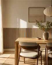 NORDAN Acoustic Slat Wood Wall Panels - Oak