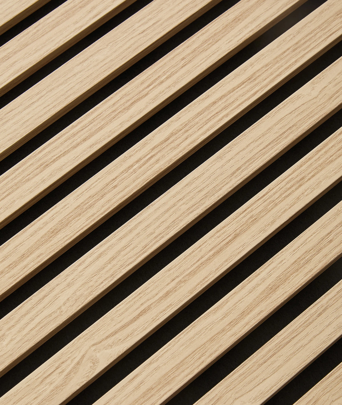 Acoustic Wood Slat Wall Panels – 3-Sided Wrapped – Oak
